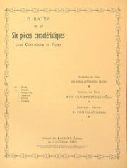 Ratez: 6 Pieces Caracteristiques Opus 46 No 1 Parade for Double Bass published by Billaudot