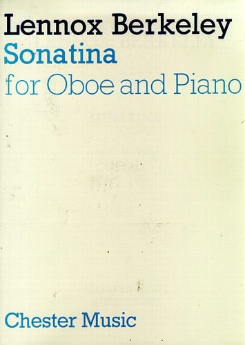 Berkeley: Sonatina for Oboe published by Chester