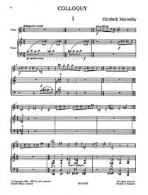 Maconchy: Colloquy For Flute And Piano published by Chester