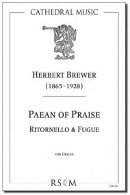 Brewer: Paean of Praise for Organ published by Cathedral Music