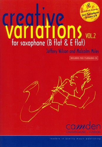 Creative Variations Volume 2 - Saxophone published by Camden (Book & CD)