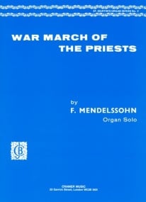 Mendelssohn: War March Of The Priests for Organ published by Cramer