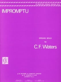 Waters: Impromptu for Organ published by Cramer