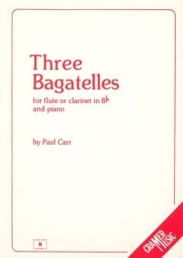 Carr: 3 Bagatelles for Flute or Clarinet published by Cramer