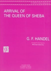 Handel: Arrival of the Queen of Sheba for Organ published by Cramer