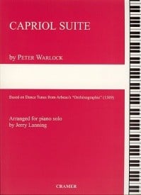 Warlock: Capriol Suite for Piano Solo published by Cramer