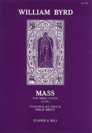 Byrd: Mass for Three Voices published by Stainer and Bell