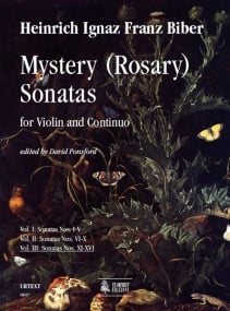 Biber: Mystery (Rosary) Sonatas for Violin Volume 3 published by UT Orpheus