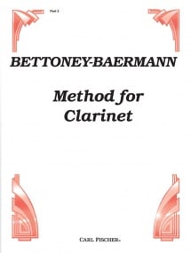 Baermann: Method for Clarinet Part 3 published by Fischer (Bettoney)