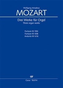 Mozart: Three Organ Works published by Carus