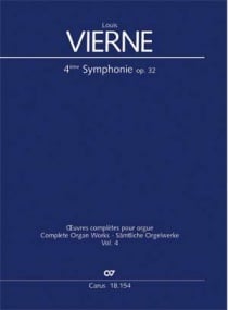 Vierne: Symphonie No. 4 Opus 32 for Organ published by Carus Verlag