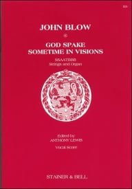 Blow: God spake sometimes in visions published by Stainer & Bell - Vocal Score