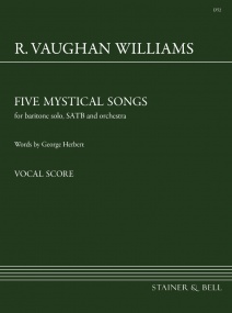 Vaughan Williams: 5 Mystical Songs published by Stainer and Bell - Vocal Score