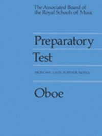 Oboe Prep Test published by ABRSM