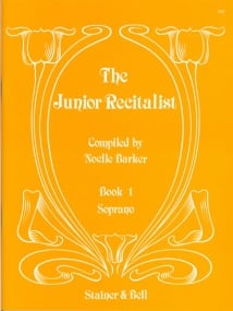 The Junior Recitalist Book 1. Soprano published by Stainer & Bell
