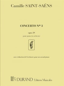 Saint-Saens: Piano Concerto No.3 In Eb Opus 29 published by Durand