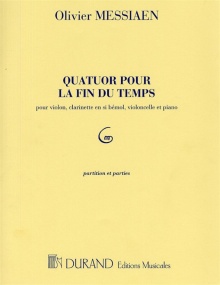 Messiaen: Quatuor Pour La Fin Du Temps published by Durand