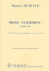 Durufle: Messe Cum Jubilo Opus 11 for Organ published by Durand