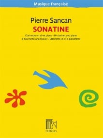 Sancan: Sonatine for Clarinet published by Durand