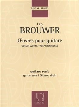 Brouwer: Oeuvres Pour Guitar published by Eschig