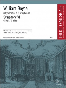 Boyce: Symphony No 8 (set of parts) published by Doblinger