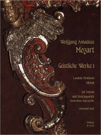 Mozart: Laudate Dominum / Alleluja for Soprano & String Quartet published by Doblinger