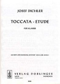 Dichler: Toccata Etude for Piano published by Doblinger