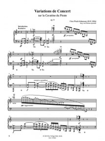 Schumann: Variations de Concert Opus 8 for Piano published by Verlag Dohr