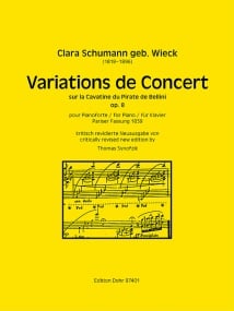Schumann: Variations de Concert Opus 8 for Piano published by Verlag Dohr