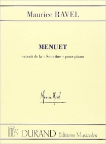 Ravel: Menuet from Sonatine for Piano published by Durand