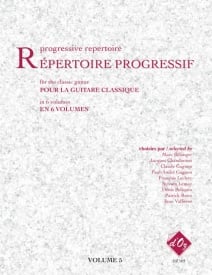 Repertoire Progressif Volume 5 for Guitar published by Les Productions d Oz