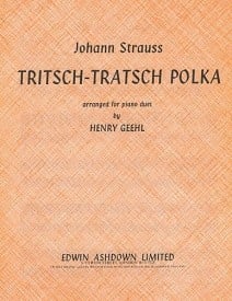 Strauss: Tritsch Tratsch Polka for Piano Duet published by Ashdown