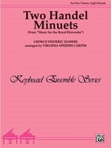 Two Handel Minuets for Two Pianos, Eight Hands published by Belwin