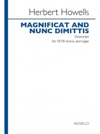 Howells: Magnificat And Nunc Dimittis (Worcester) published by Novello