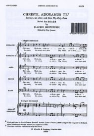 Monteverdi: Christe Adoramus SSATB published by Novello