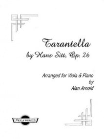 Sitt: Tarantella Opus 26/12 for Viola published by Viola World