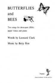 Roe: Butterflies And Bees SSA published by Thames