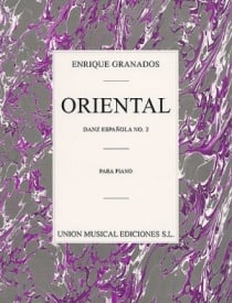 Granados: Danza Espanola No.2 Oriental for Piano published by UME