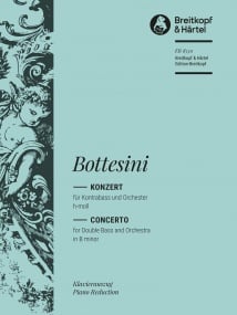 Bottesini: Concerto in B minor for Double Bass published by Breitkopf
