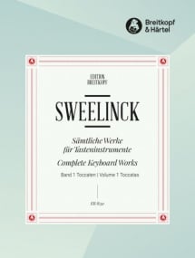 Sweelinck: Complete Keyboard Works Vol. 1 - Toccatas published by Breitkopf