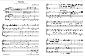 Sibelius: Tapiola Opus 112 for Piano Four Hands published by Breitkopf