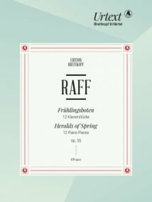 Raff: Heralds of Spring Opus 55 for Piano published by Breitkopf