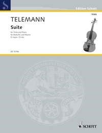 Telemann: Suite in D Major for Viola published by Schott