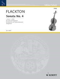 Flackton: Sonata in C Minor Opus 2/8 for Viola published by Schott