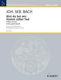 Bach: Bist du Bei Mir for Low Voice published by Schott