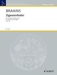Brahms: Gypsy Songs Opus 103 for High Voice published by Schott