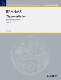 Brahms: Gypsy Songs Opus 103 for Low Voice published by Schott