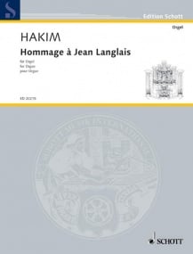 Hakim: Hommage a Jean Langlais for Organ published by Schott