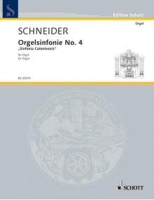 Schneider: Organ Symphony No. 4 published by Schott