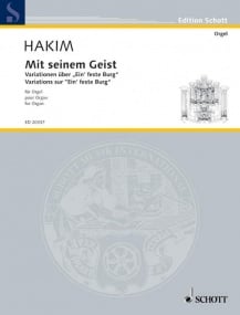Hakim: Mit seinem Geist for Organ published by Schott